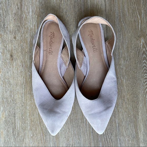 Madewell ‘Ava’ Slingback Suede Flat in Antique Purple - Picture 8 of 13